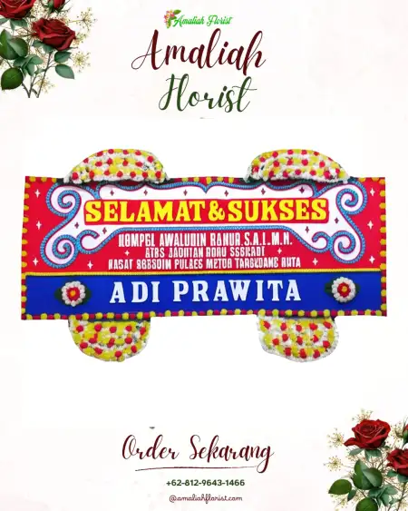 Papan Bunga Ucapan Selamat Lumbungmas